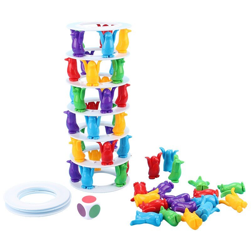 Penguin Balance Toy - Challenge Tower