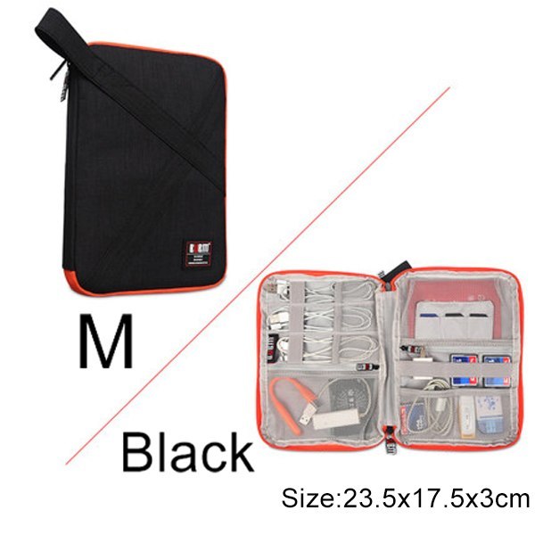 Universal Travel Cable Organizer - Electronics Accessories Cases Gadget Bag For USB, Phone, Charger and Cable, Fit for ipad - JumoShop
