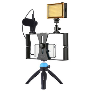 Mobile Photography Set - Mobile Live Rabbit Cage Set Microphone Tripod with Supplementary Light - JumoShop
