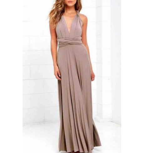 Sexy Long Party Dress - Summer Backless Bandage Maxi Dress Multiway Bridesmaids Boho Women Dress