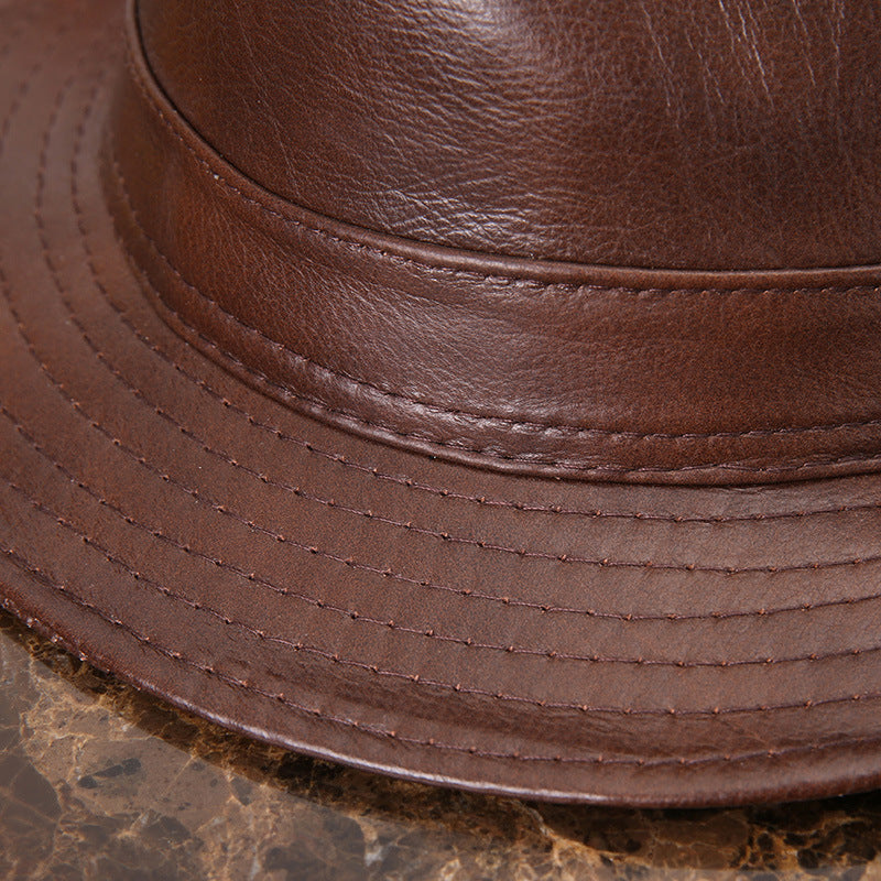 Men's And Women's Cowhide Hats