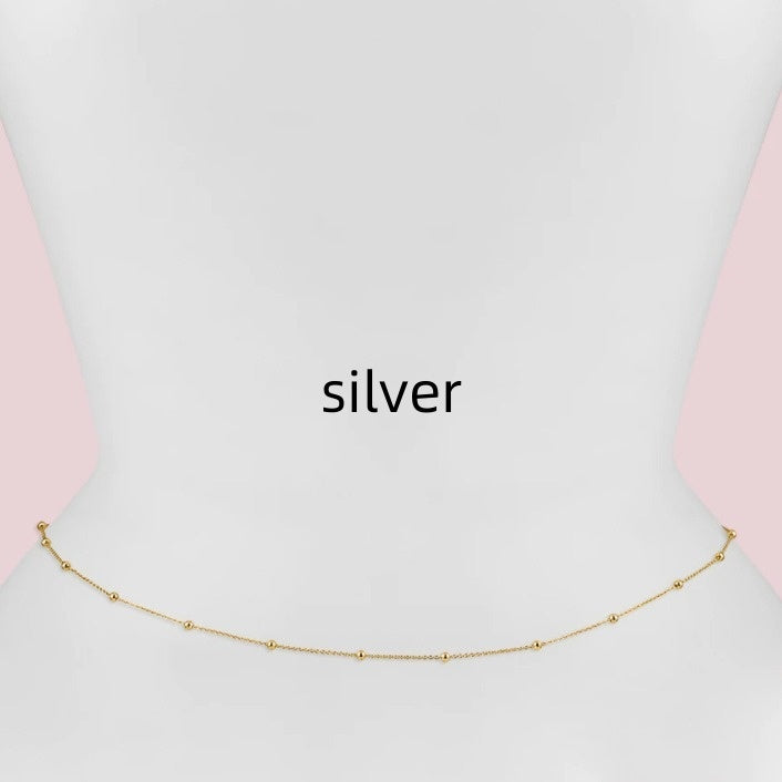 Simple Fashion Special-interest Single Layer Waist Chain For Women