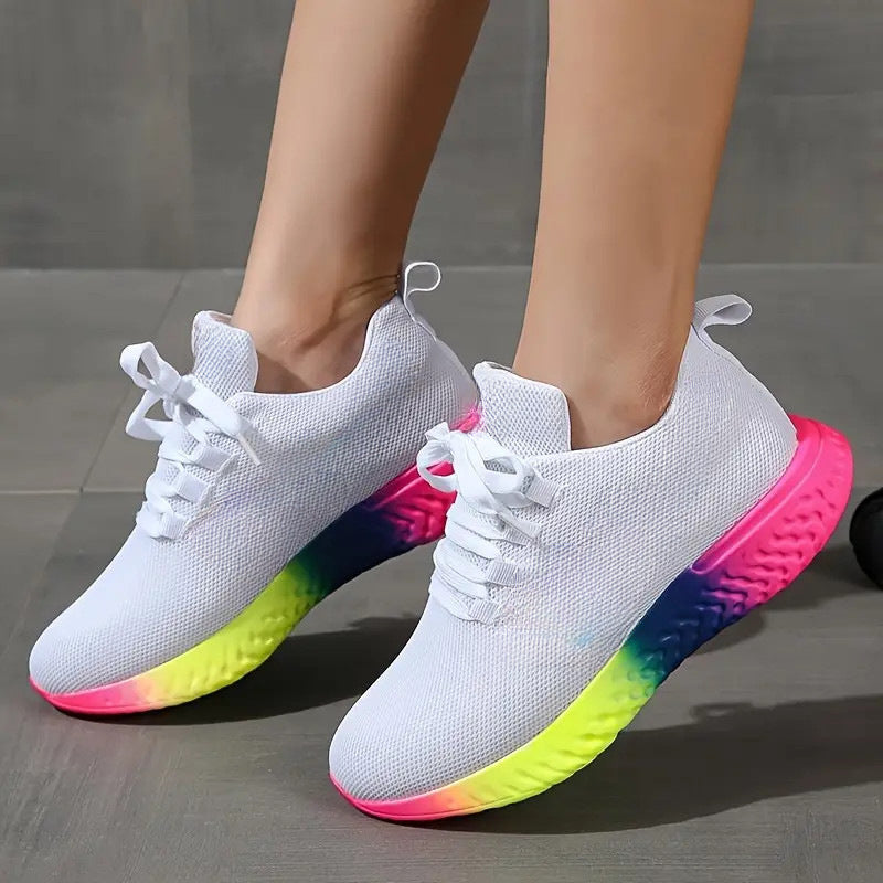 Lace-up Mesh Shoes for Women