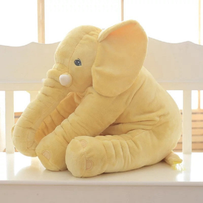 Soft Comfort Elephant Plush Pillow - Sleeping Baby Sleep Child Pillow Leather Shell