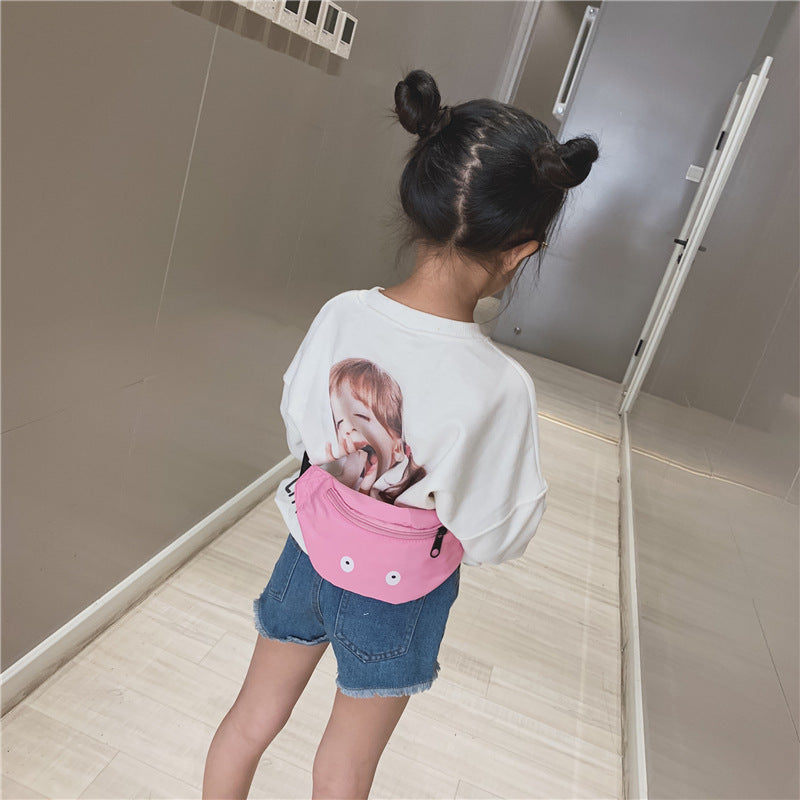 Children's Single-shoulder Waist Bag -  Funny Pattern
