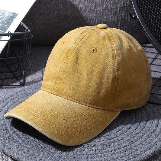 Washed Baseball Caps For Men And Women - Outdoor Distressed Sun Hats Simple Caps