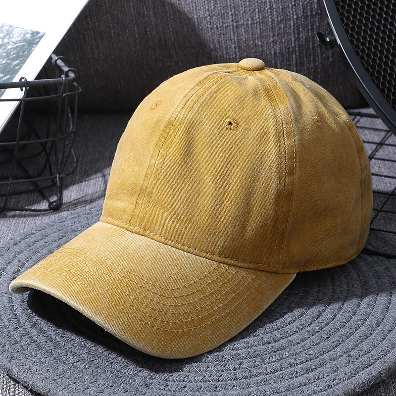 Washed Baseball Caps For Men And Women - Outdoor Distressed Sun Hats Simple Caps