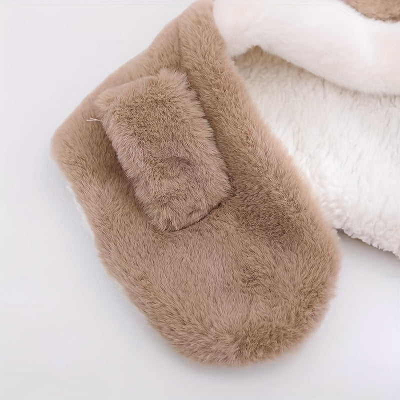 Cute Deer Plush Rabbit Ear Head Warmer