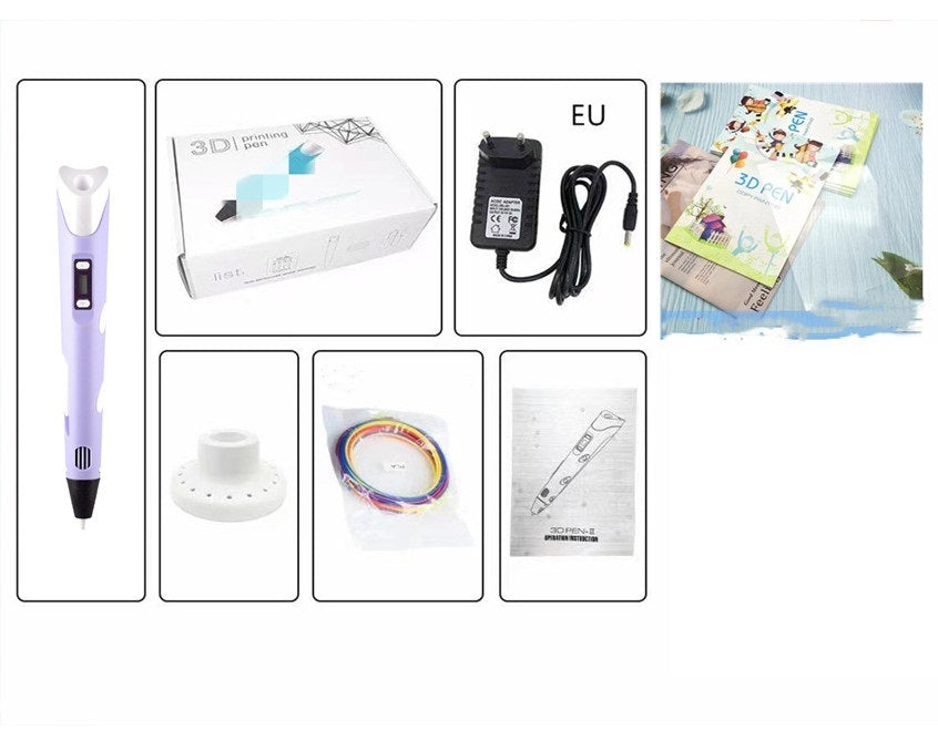 Children's 3D Printing Pen - Three-dimensional Brush Toy Set