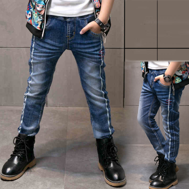 Classic Boys Autumn And Winter Jeans