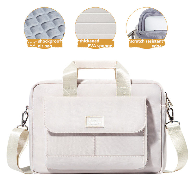 Solid Color Laptop Bag