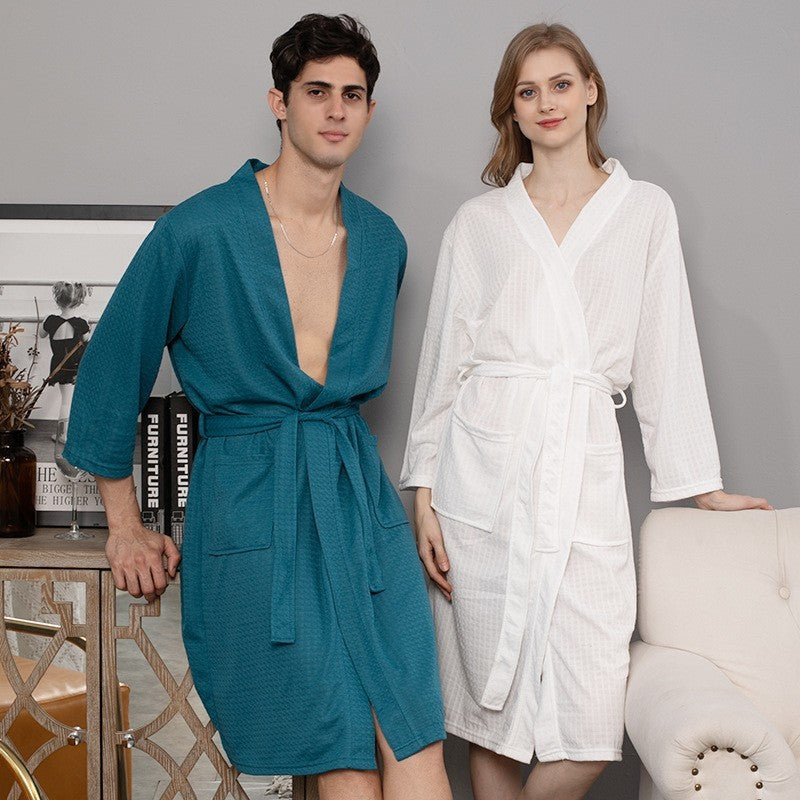 Couple Robes Sleepwear - Women Men Loungewear Bathrobe