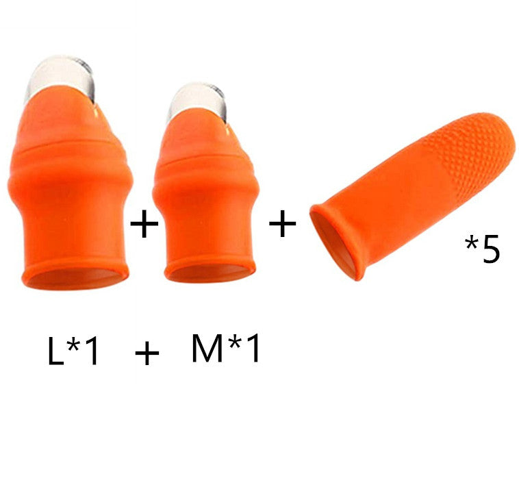 Silicone Thumb Knife Finger Protector – Garden Harvesting Tool for Cutting Vegetables, Fruits & Plants! - JumoShop