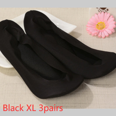 3D Arch Foot Massage Health Care Women Socks - Summer Socks Ice Silk Socks Invisible Slippers Feet Care