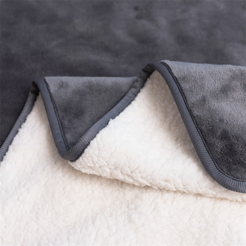 Lambswool Pet Waterproof Blanket - Urine Pad Reusable & Washable