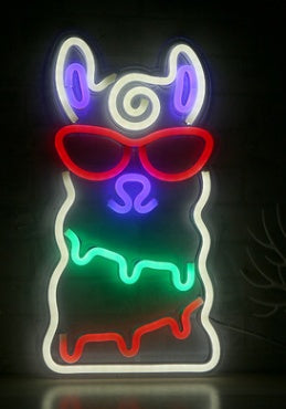 Room Decoration Night Light - LED Neon Lights, Acrylic Back Panel,