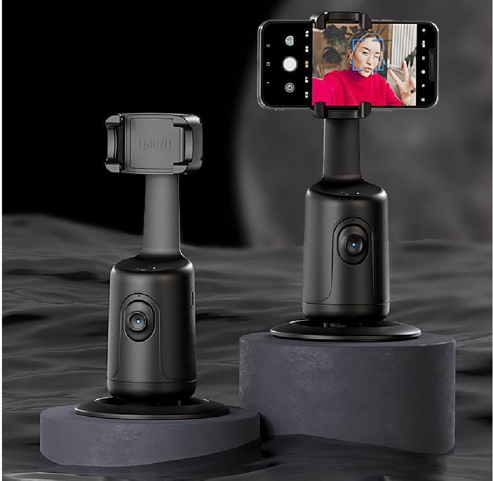 360 Auto Face Tracking Gimbal Phone Holder - AI Smart Gimbal Phone Holder For Smartphone Video Vlog Live Stabilizer Tripod