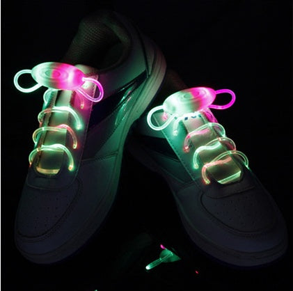 Led Sport Shoe Laces - Glow Shoe Strings Round  Light Shoelaces