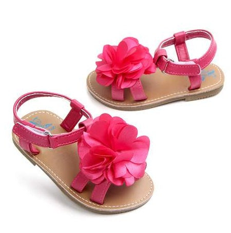 Fancy Flower Summer Sandals - Infant shoes, baby shoes, princess shoes, tendon bottom shoes, spring and autumn sandals