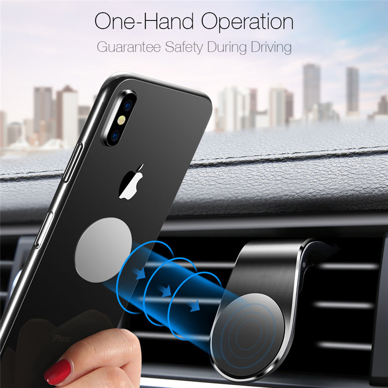 Car Magnetic Air Vent Mount Holder - Magnetic Car Phone Holder Stand 360 Metal Car Air Vent Magnet Stand In Car GPS Mount Holder