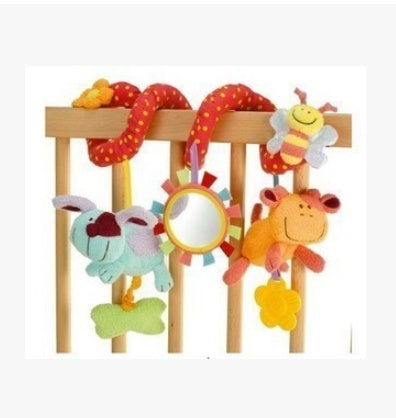Adorable Rabbit & Bear Baby Rattle Toys - Soft Plush Crib & Stroller Hangings