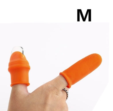 Silicone Thumb Knife Finger Protector – Garden Harvesting Tool for Cutting Vegetables, Fruits & Plants! - JumoShop