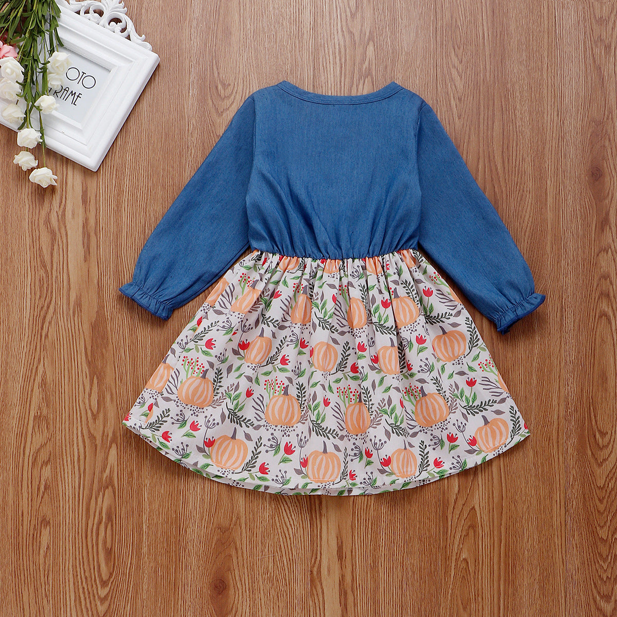 Denim Patchwork dress