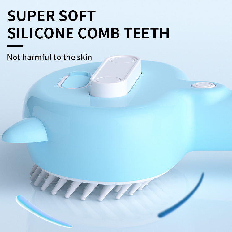 Rechargeable Multifunctional Cat Grooming Brush - Hair Cleaning Brush With Mist Self Cleaning Slicker Brush For Pets Dogs & Catsb Pet Products