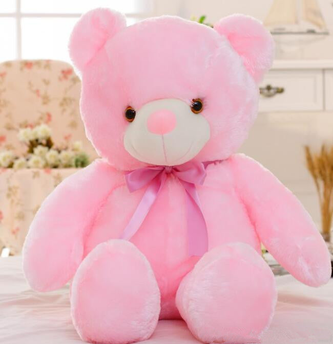 Magical Light-Up Teddy Bear - Soft Stuffed Animal with Color-Changing LEDs