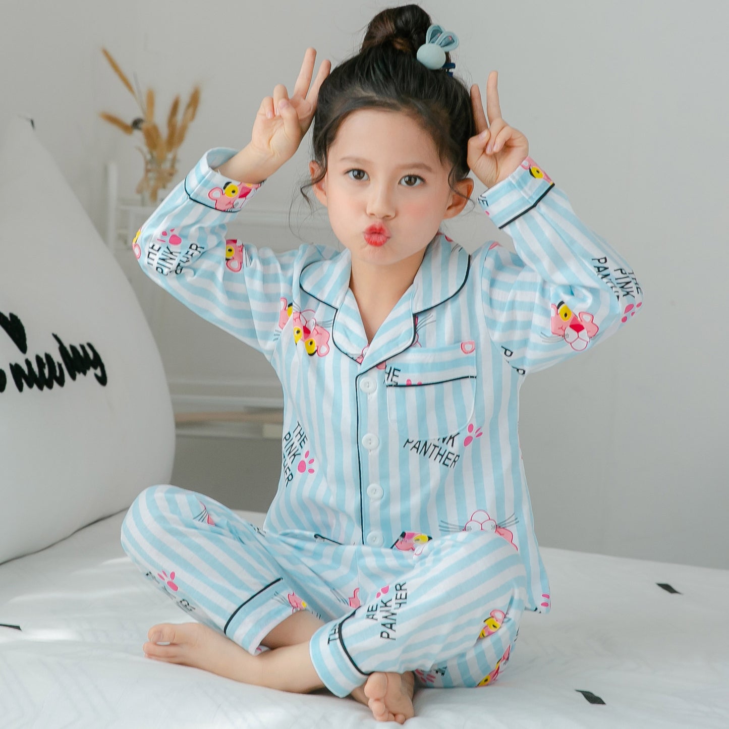Cute Cotton Pajamas For Children