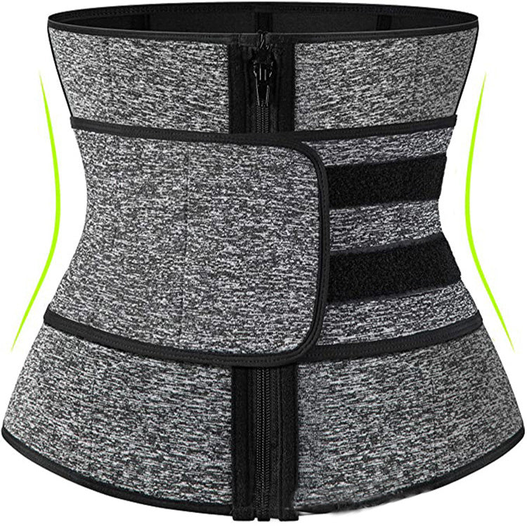 Tummy Sweat Shapewear Bodysuits - Women Waist Trainer Slimming 2-3 Belts Workout Shaper Corset