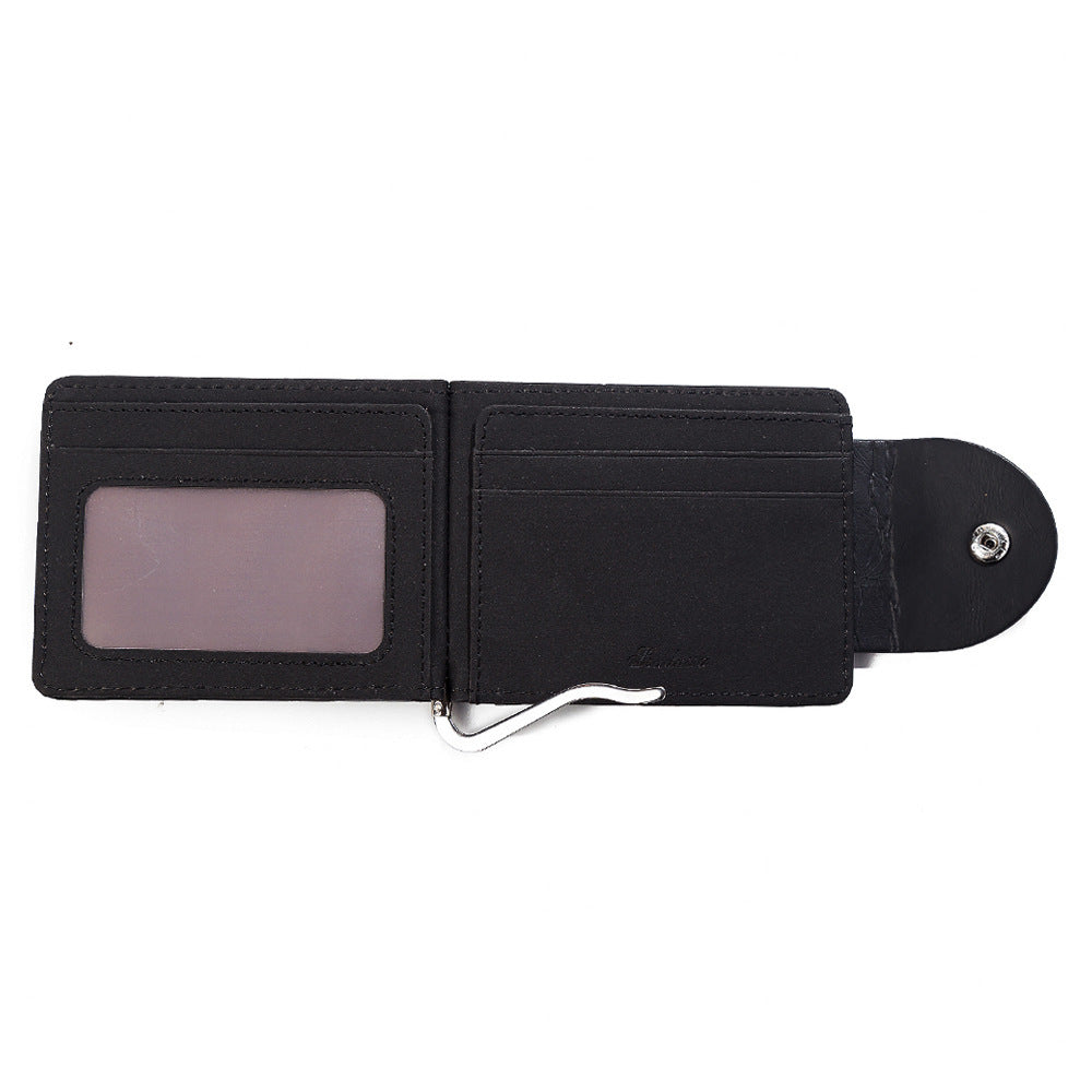 Men's Wallet - Leather Wallet Short Fashion