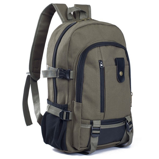Men's Backpacks - Canvas Backpack, Student Bags