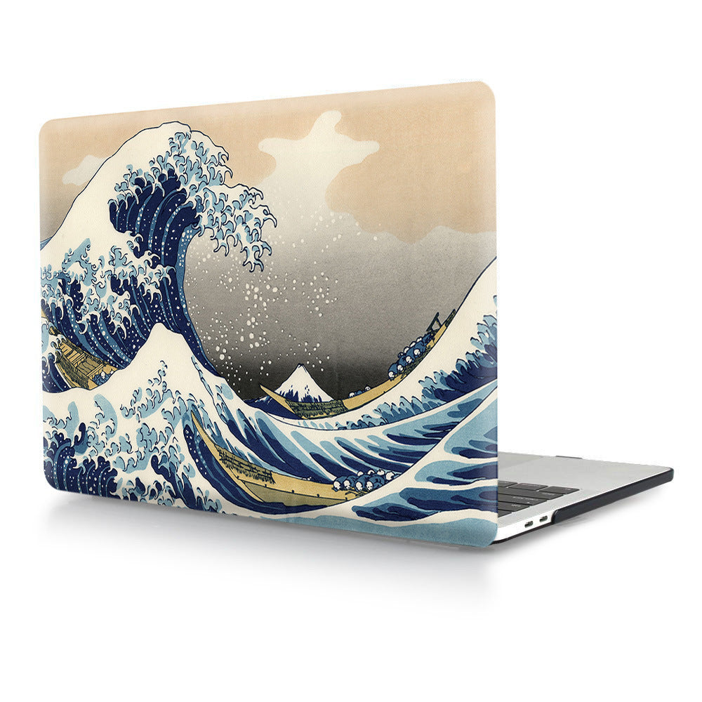 MacBook Transparent Plastic Protective Case Printed with Custom Design