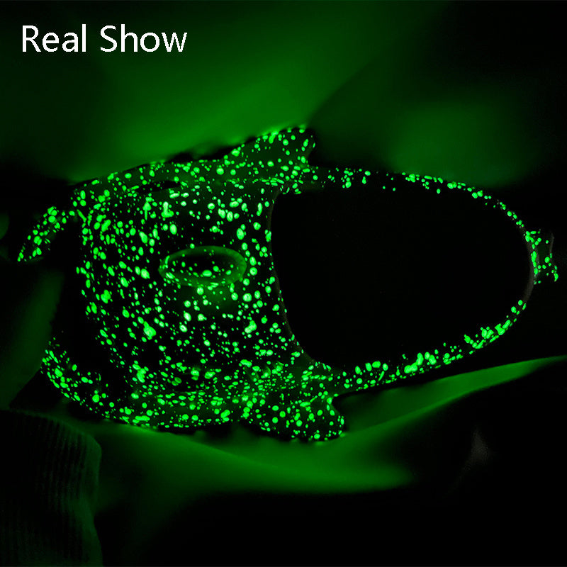 Shark Slippers With Starry Night Light - Bathroom Slippers Couple House Shoes For Women