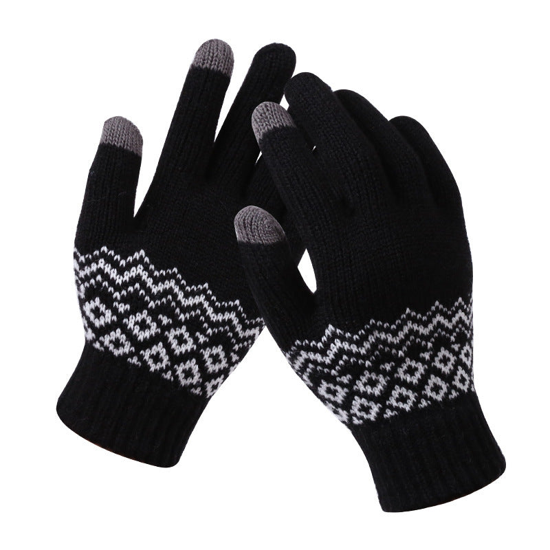 Couple Knitted Gloves Touch Screen Gloves