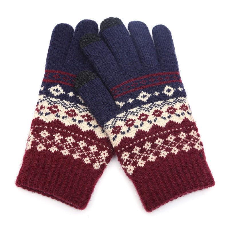 Couple Knitted Gloves Touch Screen Gloves