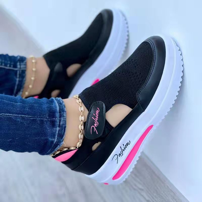 Women's Sneakers - Summer New Ladies Casual Low Wedge, Breathable Non-Slip Comfort Female Sport Shoes, Mesh Shoes Fashion Style