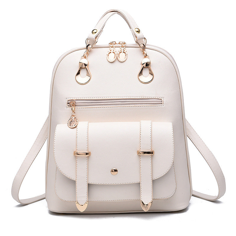 Female Bag - fashion leather dual-use backpack