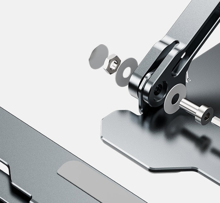 Adjustable Laptop Stand - Portable Computer Stand, Aluminum Alloy Laptop Riser Compatible Laptop Stand Holder