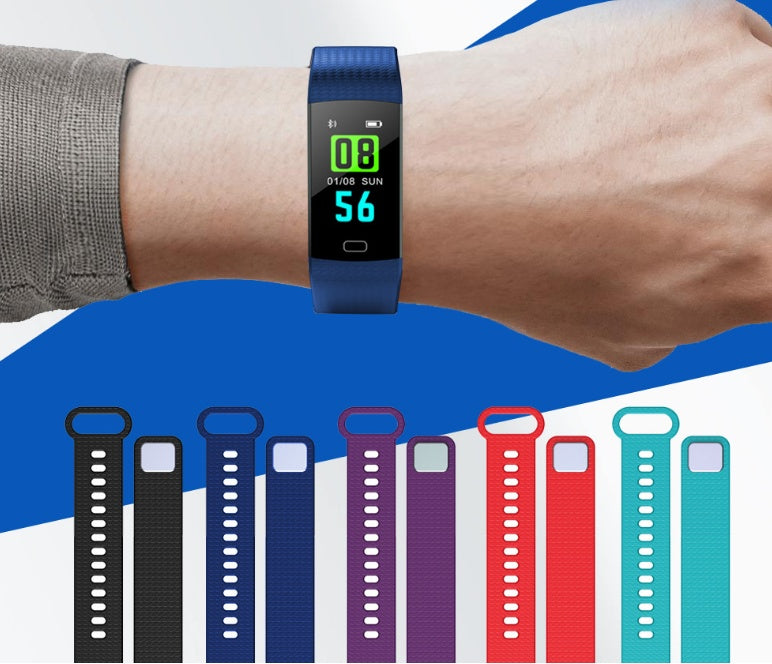 Smart Band Watch - Color Screen Bracelet Heart Rate Activity Fitness tracker Band Smart Electronic Bracelet
