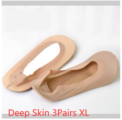 3D Arch Foot Massage Health Care Women Socks - Summer Socks Ice Silk Socks Invisible Slippers Feet Care