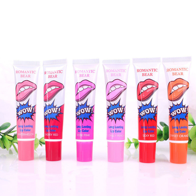 Amazing 6 Colors Peel Off Liquid Lipstick - Waterproof Long Lasting Lip Gloss Mask Moisturizer Makeup