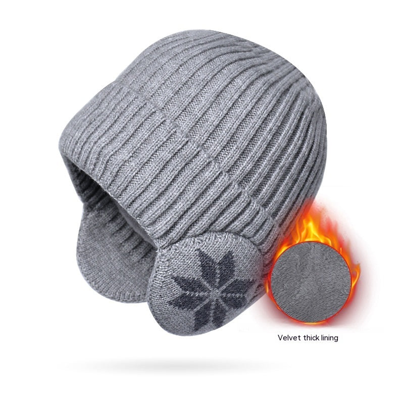 Thermal Knitting Woolen Cap - Men's Fleece-lined Thickened Winter Trending Products