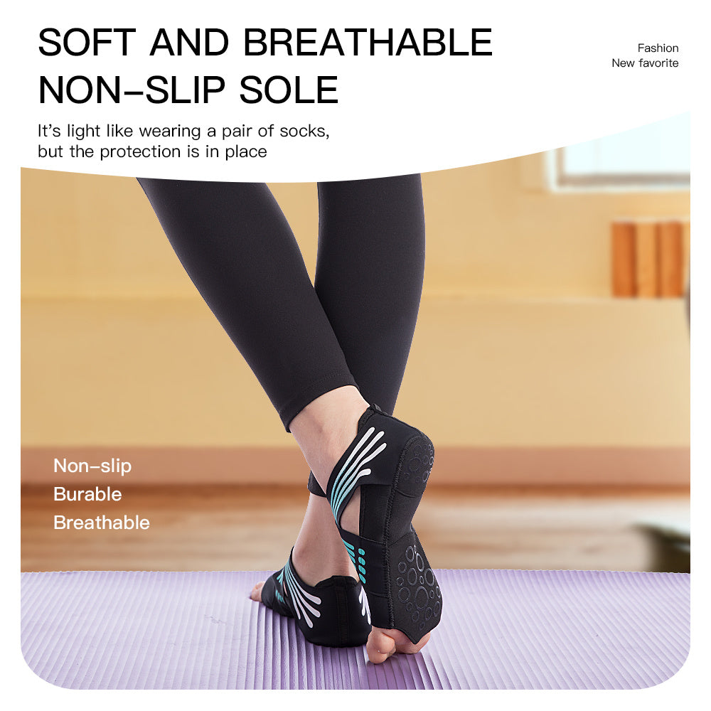 Professional Non-slip Gym Yoga Sock - Flat Soft Anti-slip Sole Ballet Fitness Dance Shoes Pilates Yoga Shoes Socks