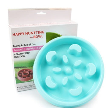 Anti-choke Plastic Dog Bowl - Healthy Feeder