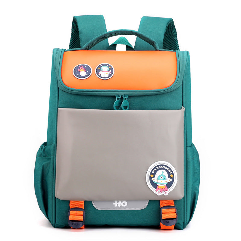 Primary School Students Shoulder Pad - Children's Backpack Light Solid Color Primary School Bag