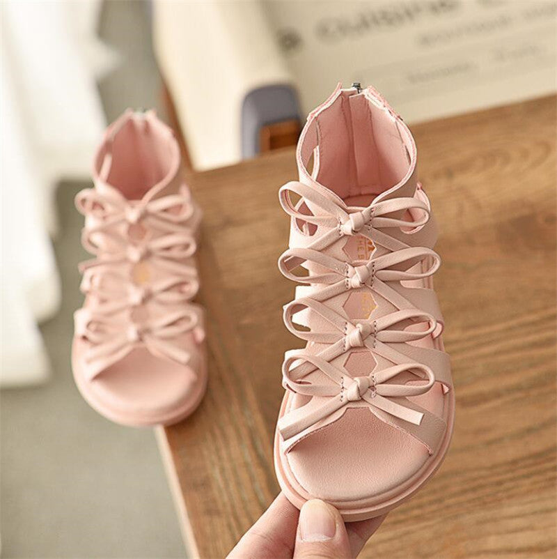 Basket Bow Summer Sandals