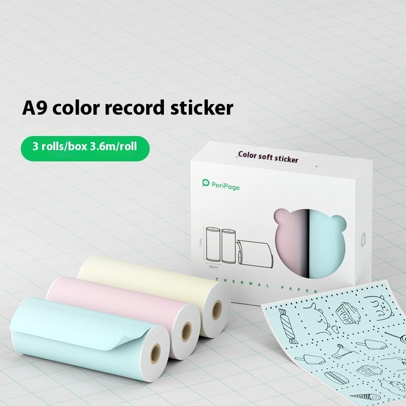Mini Bluetooth Wireless Thermal Printer - Paper Sticker Label Printer