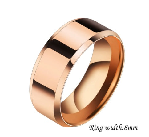 Men And Women Stainless Steel Couple Rings